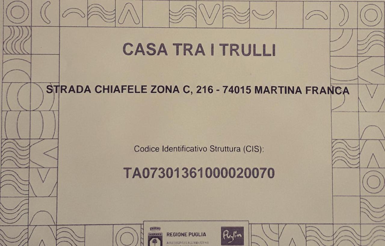 Casa Tra I Trulli Villa Martina Franca Exterior photo